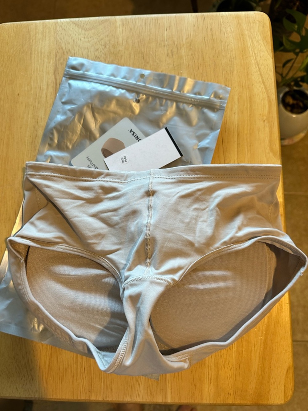 Leonisa Magic Instant Butt Lift Padded Panty - Beige - Picture 3 of 6